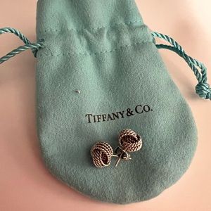 Tiffany’s Somerset collection knot earrings
